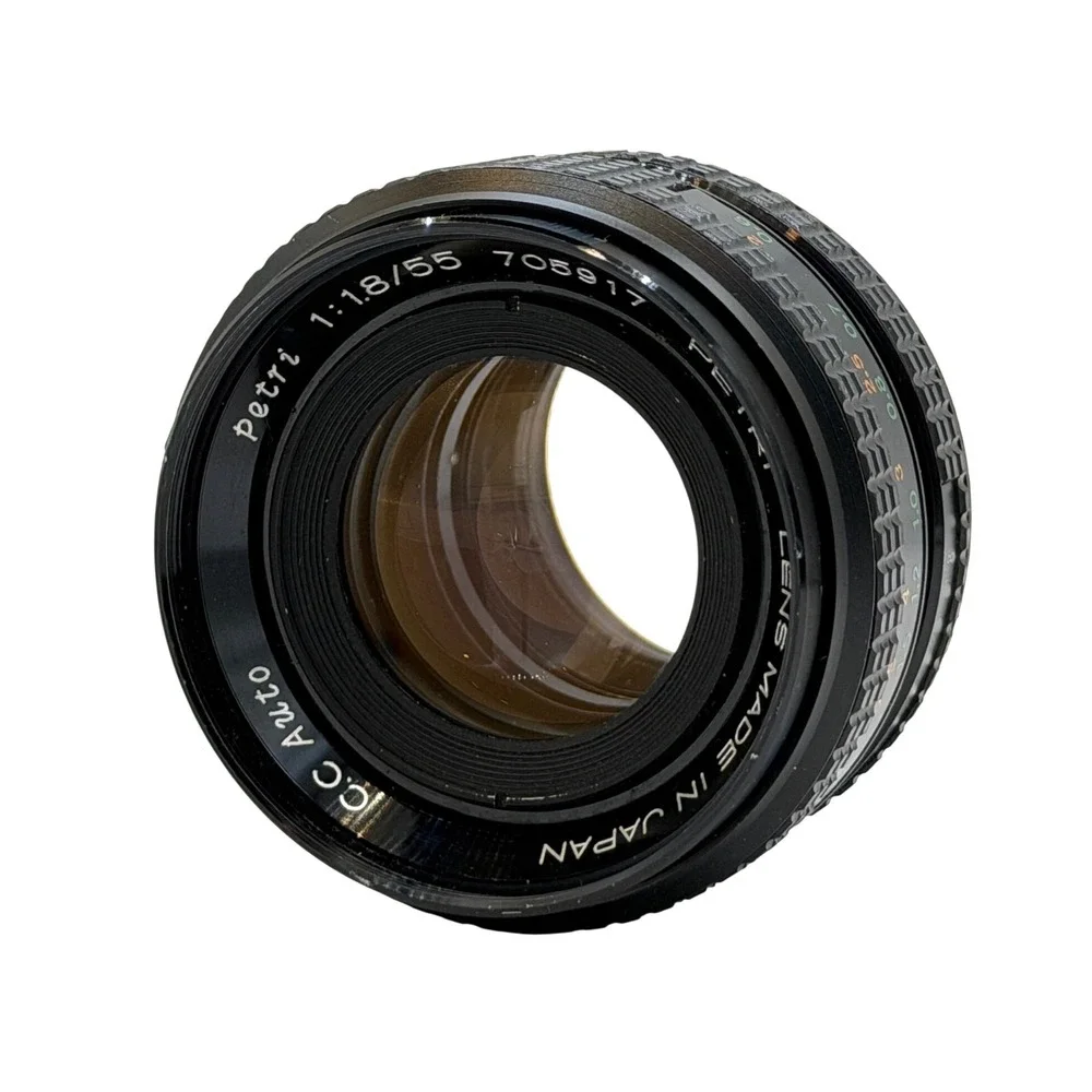 Petri CC Auto 55mm f1.8 Prime Lens Made in Japan Vintage Manual Focus 705917